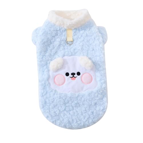 perfk Fleece-Hundepullover, weiche, Flauschige Welpenkleidung mit D-, warme Chihuahua-Katzenbekleidung, Haustier-Pullover, Jacke, Mantel für Welpen, M perfk Fleece-Hundepullover, weiche, Flauschige Welpenkleidung mit D-, warme Chihuahua-Katzenbekleidung, Haustier-Pullover, Jacke, Mantel für Welpen, M von perfk