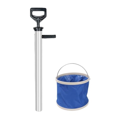 perfk Garnelenpumpe, Muschelpumpe mit faltbarem Wassereimer, verdickte Meereswürste, Pumpen von Angelzubehör, 92cm perfk Garnelenpumpe, Muschelpumpe mit faltbarem Wassereimer, verdickte Meereswürste, Pumpen von Angelzubehör, 92cm von perfk