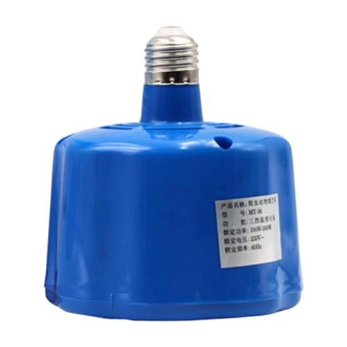 perfk Geflügel-Heizlampen-Zubehör, energiesparend, Haushalts-Ersatzgeschenke mit Einstellbarer Temperatur, multifunktionaler Heimtierbedarf, Blau von perfk
