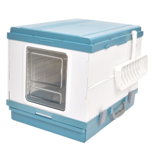 perfk Geschlossene Katzentoilette, Katzentoilette mit Schublade, großes Kätzchentöpfchen, Katzentoiletten, Bettpfanne, Katzentoilette für, Blau perfk Geschlossene Katzentoilette, Katzentoilette mit Schublade, großes Kätzchentöpfchen, Katzentoiletten, Bettpfanne, Katzentoilette für, Blau von perfk
