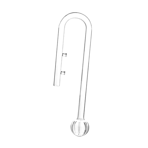 perfk Glaslilie -Rohrlöckrohr, Accessoires, robuster, Schlauch für Aquarium gepflanzte Tank Aquascaping Einfach Installation klarer Zufluss, 13 Mm von perfk