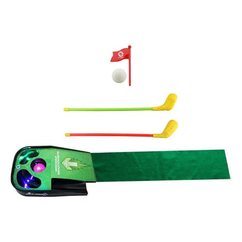 perfk Golfset für Kleinkinder, Indoor- und Outdoor-Sport, schnell zusammenzubauendes Golfspielzeug, Minigolf-Spielset für Spiele im Garten, von perfk