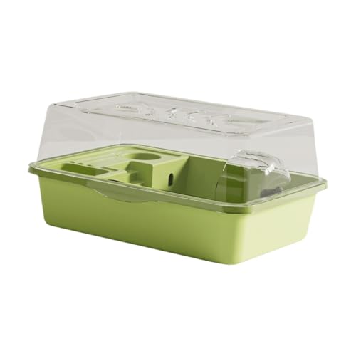 perfk Großer Hamsterkäfig, Kleintierkäfig, atmungsaktiv, zu öffnende Oberseite, Heimtierbedarf, Übungsspielhaus für Kleintiere, Igel, GrÜn perfk Großer Hamsterkäfig, Kleintierkäfig, atmungsaktiv, zu öffnende Oberseite, Heimtierbedarf, Übungsspielhaus für Kleintiere, Igel, GrÜn von perfk