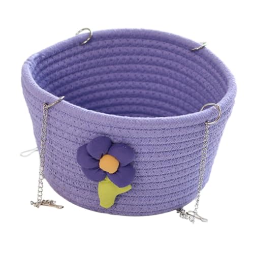 perfk Hängematte für Kleintiere, Hängebett, für alle Jahreszeiten, vielseitiges Schlafnest für Ratten, Käfigzubehör für Balkon, Hinterhof, Outdoor, Indoor, Lila perfk Hängematte für Kleintiere, Hängebett, für alle Jahreszeiten, vielseitiges Schlafnest für Ratten, Käfigzubehör für Balkon, Hinterhof, Outdoor, Indoor, Lila von perfk