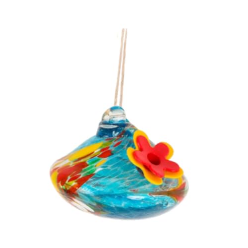 perfk Hängender Vogelfutterspender, Wasserfest, Modernes Gartendekor, Geschenk, Mundgeblasenes Glas, Vogelfutterspender für Balkone, A perfk Hängender Vogelfutterspender, Wasserfest, Modernes Gartendekor, Geschenk, Mundgeblasenes Glas, Vogelfutterspender für Balkone, A von perfk