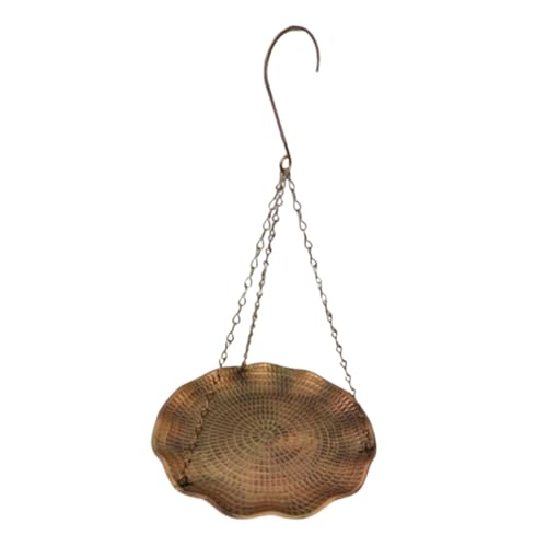 perfk Hängendes Vogelbad, Schmetterling, Biene, Tränke, Futterbecken, 21,9 cm, Wasserspender, Vogelfutterschale für den Außenbereich, Baum, Hof perfk Hängendes Vogelbad, Schmetterling, Biene, Tränke, Futterbecken, 21,9 cm, Wasserspender, Vogelfutterschale für den Außenbereich, Baum, Hof von perfk