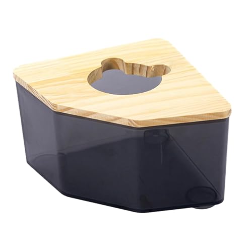 perfk Hamster-Badewanne, Toilette, Haustierbecken, Haustier-Badezimmer, Lebensraum-Dekoration, transparenter Abnehmbarer Grabsandbehälter, Badewanne für, grau perfk Hamster-Badewanne, Toilette, Haustierbecken, Haustier-Badezimmer, Lebensraum-Dekoration, transparenter Abnehmbarer Grabsandbehälter, Badewanne für, grau von perfk
