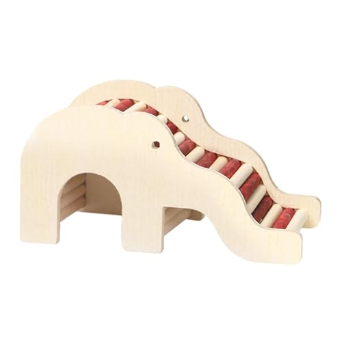 perfk Hamster-Kletterspielzeug, Hamsterhaus, lustiges Hamsterkammer-Versteck, Hamsterhaus, Kletterleiter für Igel, Ratten, Heimtierbedarf, Holz und Rot perfk Hamster-Kletterspielzeug, Hamsterhaus, lustiges Hamsterkammer-Versteck, Hamsterhaus, Kletterleiter für Igel, Ratten, Heimtierbedarf, Holz und Rot von perfk