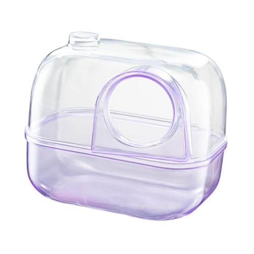 perfk Hamster Sandbad Toilette Externes Zubehör für Hamster Hamster Sandbad Behälter Eichhörnchen Mäuse Kleintiere Frettchen, Lila perfk Hamster Sandbad Toilette Externes Zubehör für Hamster Hamster Sandbad Behälter Eichhörnchen Mäuse Kleintiere Frettchen, Lila von perfk