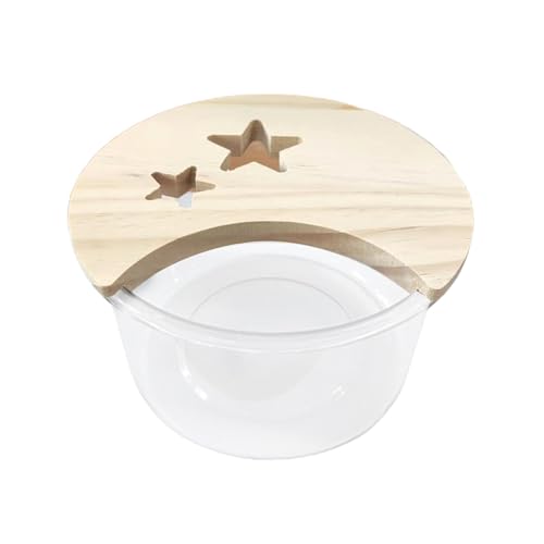 perfk Hamster-Sandbadebox, Sandbad, Duschraum, süße Form, Kleintier-Badehaus, Sandbehälter, Hamsterbad für Rennmaus, rund groß perfk Hamster-Sandbadebox, Sandbad, Duschraum, süße Form, Kleintier-Badehaus, Sandbehälter, Hamsterbad für Rennmaus, rund groß von perfk