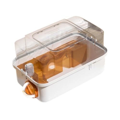 perfk Hamster-Transportkäfig, Meerschweinchen, Reisetransport, tragbar, atmungsaktiv, für Zwerghamster, Zuckergleiter, Hase, Chinchilla, Rennmaus, Orange, Style B perfk Hamster-Transportkäfig, Meerschweinchen, Reisetransport, tragbar, atmungsaktiv, für Zwerghamster, Zuckergleiter, Hase, Chinchilla, Rennmaus, Orange, Style B von perfk