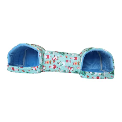 perfk Hamster -Tunnelbett Meerschweinchen Tunnel Spielzeugkäfigspielzeug warmes atmungsaktives Nest Waschable Höhle Hideaway für Gerbil -Ratten, Blauer Schneemann perfk Hamster -Tunnelbett Meerschweinchen Tunnel Spielzeugkäfigspielzeug warmes atmungsaktives Nest Waschable Höhle Hideaway für Gerbil -Ratten, Blauer Schneemann von perfk