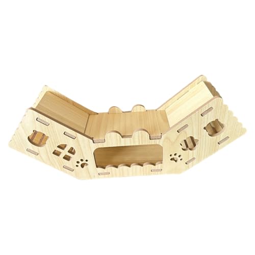 perfk -Hamster-Versteck, BAU, Tunnel, Versteck, Mehrzweck, 30 cm x 6,5 x 12 cm, für Käfig-Landschaftsdekor mit 3 Abschnitten perfk -Hamster-Versteck, BAU, Tunnel, Versteck, Mehrzweck, 30 cm x 6,5 x 12 cm, für Käfig-Landschaftsdekor mit 3 Abschnitten von perfk