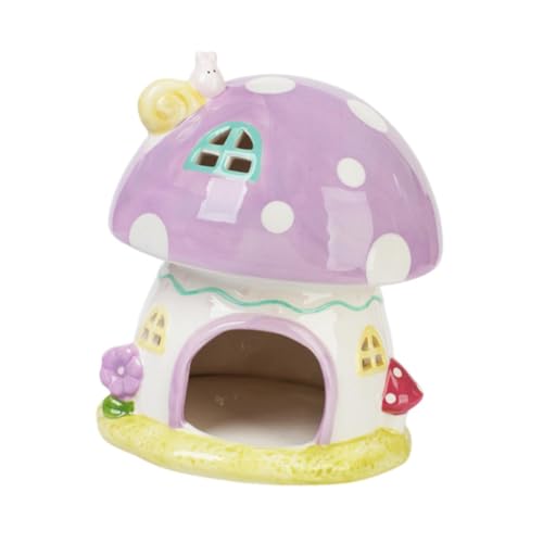 perfk Hamster Versteck schöner Käfigzubehör Hedgehog Haus für Meerschweinchen Chipmunk kleine Tiere Hedgehog Hamster, Lila von perfk