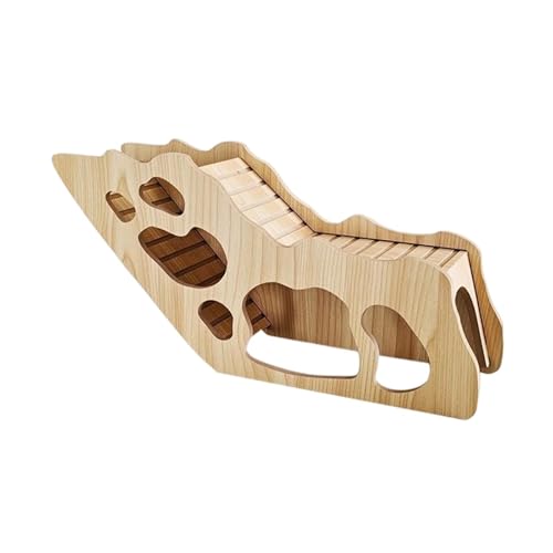 perfk Hamsterhaus und Lebensraum, Versteck, Käfigzubehör, mit Kletterleiter, Kleintier-Versteck, Hütte, Spielzeug für Rennmäuse, Style B perfk Hamsterhaus und Lebensraum, Versteck, Käfigzubehör, mit Kletterleiter, Kleintier-Versteck, Hütte, Spielzeug für Rennmäuse, Style B von perfk