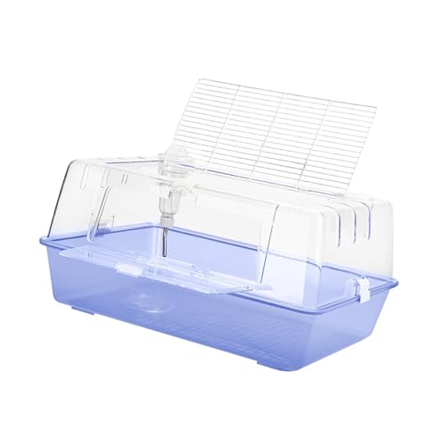 perfk Hamsterkäfig, Kleintierkäfig, Kleintier-Lebensraum, Kleintiere, kaufest, zu öffnendes Oberteil, Ratten, Igel, durchsichtig, Mäusehaus, Lebensraum, BLAU perfk Hamsterkäfig, Kleintierkäfig, Kleintier-Lebensraum, Kleintiere, kaufest, zu öffnendes Oberteil, Ratten, Igel, durchsichtig, Mäusehaus, Lebensraum, BLAU von perfk