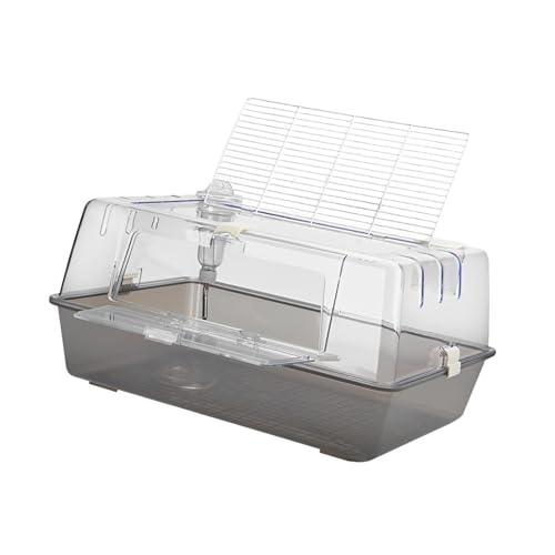 perfk Hamsterkäfig, Kleintierkäfig, Kleintier-Lebensraum, Kleintiere, kaufest, zu öffnendes Oberteil, Ratten, Igel, durchsichtig, Mäusehaus, Lebensraum, GRAU perfk Hamsterkäfig, Kleintierkäfig, Kleintier-Lebensraum, Kleintiere, kaufest, zu öffnendes Oberteil, Ratten, Igel, durchsichtig, Mäusehaus, Lebensraum, GRAU von perfk