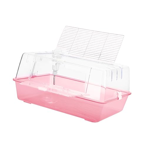 perfk Hamsterkäfig, Kleintierkäfig, Kleintier-Lebensraum, Kleintiere, kaufest, zu öffnendes Oberteil, Ratten, Igel, durchsichtig, Mäusehaus, Lebensraum, ROSA perfk Hamsterkäfig, Kleintierkäfig, Kleintier-Lebensraum, Kleintiere, kaufest, zu öffnendes Oberteil, Ratten, Igel, durchsichtig, Mäusehaus, Lebensraum, ROSA von perfk