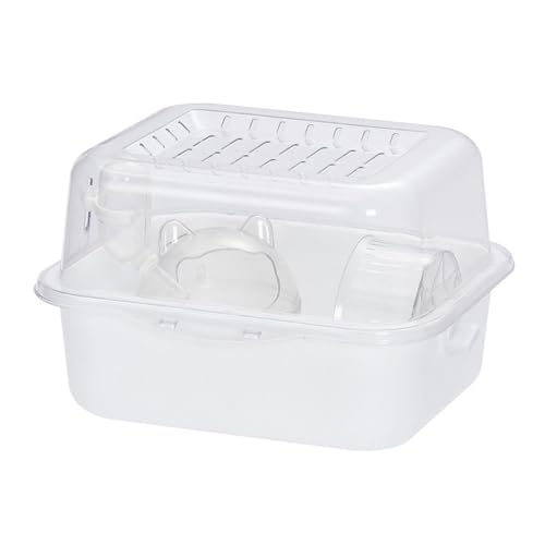 perfk Hamsterkäfig Kleintier-Lebensraum Heimtierbedarf Transparent Komfortabel Kompakt für Meerschweinchen Leicht zu reinigendes -Haus, mit Zubehör perfk Hamsterkäfig Kleintier-Lebensraum Heimtierbedarf Transparent Komfortabel Kompakt für Meerschweinchen Leicht zu reinigendes -Haus, mit Zubehör von perfk