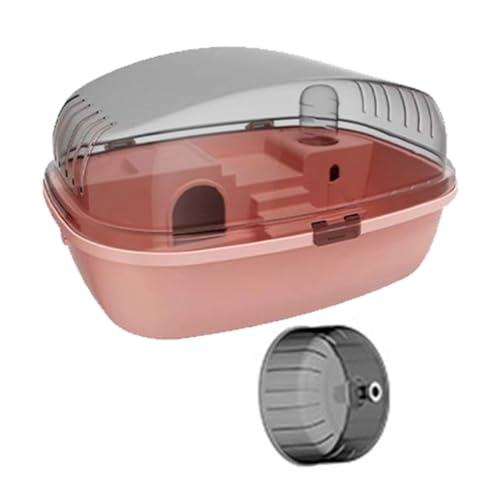perfk Hamsterkäfig Kleintierkäfig Meerschweinchen Igel Rennmäuse Kurzkopfgleitbeutler Belüftung Klar Kaninchen Atmungsaktiv Haus Lebensraum, ROSA perfk Hamsterkäfig Kleintierkäfig Meerschweinchen Igel Rennmäuse Kurzkopfgleitbeutler Belüftung Klar Kaninchen Atmungsaktiv Haus Lebensraum, ROSA von perfk