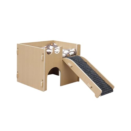 perfk Hamsterversteck, Kletterbrücke, Übungsspielzeug aus Holz, Hamsterversteck, Käfigzubehör für Mäuse, Igel, kleine Rennmäuse, Rennmäuse perfk Hamsterversteck, Kletterbrücke, Übungsspielzeug aus Holz, Hamsterversteck, Käfigzubehör für Mäuse, Igel, kleine Rennmäuse, Rennmäuse von perfk