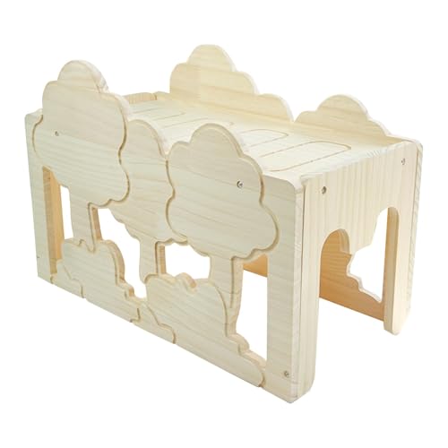 perfk Hasenhaus, Hamsterversteck, stabile Versteckhütte, kleine Haustiere, Aktivitätsspielzeug, Lebensraumdekor für Frettchen, Chinchillas, Igel, Versteck, Style I perfk Hasenhaus, Hamsterversteck, stabile Versteckhütte, kleine Haustiere, Aktivitätsspielzeug, Lebensraumdekor für Frettchen, Chinchillas, Igel, Versteck, Style I von perfk