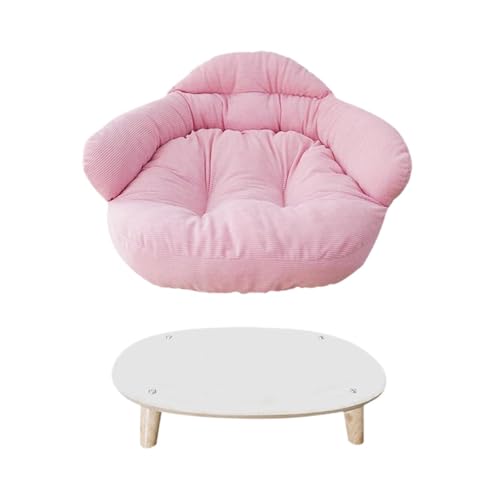 perfk Haustier-, Haustier-Couchliege, atmungsaktive Haustier-Couch mit Holzrahmen für Kätzchen, Haustierbedarf, Indoor-Katzen, Welpen, M perfk Haustier-, Haustier-Couchliege, atmungsaktive Haustier-Couch mit Holzrahmen für Kätzchen, Haustierbedarf, Indoor-Katzen, Welpen, M von perfk