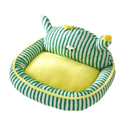 perfk Haustier-, Katzennest, weich, waschbar, Schlummerfunktion, für den Innenbereich, selbstwärmendes Katzenbett, Haustierbett, Hundebett für, Blau Weiße Streifen perfk Haustier-, Katzennest, weich, waschbar, Schlummerfunktion, für den Innenbereich, selbstwärmendes Katzenbett, Haustierbett, Hundebett für, Blau Weiße Streifen von perfk