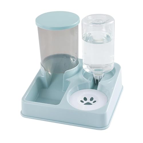 perfk Haustier -Feeder und Wasserspender Katze und Hundeschale für Hunde und Haustier Kätzchen Futter und Wasserschale Haustier Fütterungsstation, GrÜn perfk Haustier -Feeder und Wasserspender Katze und Hundeschale für Hunde und Haustier Kätzchen Futter und Wasserschale Haustier Fütterungsstation, GrÜn von perfk
