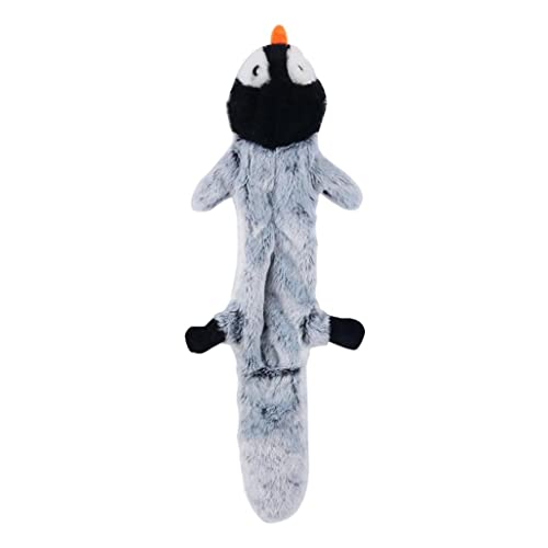 perfk Hund Spielzeug mit Squeaker für Alle Hunde | Mini Tug-of-Krieg Spielzeug für Kleine und Große, Pinguin von perfk