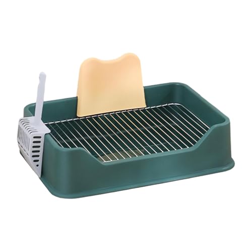 perfk Haustier-Hundetoilette, Welpen-PIPI-Pad-Halter, Indoor-Katzen, spritzwassergeschützt, wiederverwendbar mit, Haustier-PIPI-Toilette, Grün perfk Haustier-Hundetoilette, Welpen-PIPI-Pad-Halter, Indoor-Katzen, spritzwassergeschützt, wiederverwendbar mit, Haustier-PIPI-Toilette, Grün von perfk