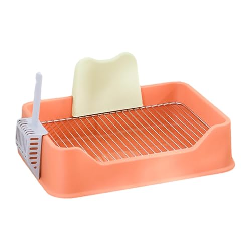 perfk Haustier-Hundetoilette, Welpen-PIPI-Pad-Halter, Indoor-Katzen, spritzwassergeschützt, wiederverwendbar mit, Haustier-PIPI-Toilette, Orange perfk Haustier-Hundetoilette, Welpen-PIPI-Pad-Halter, Indoor-Katzen, spritzwassergeschützt, wiederverwendbar mit, Haustier-PIPI-Toilette, Orange von perfk
