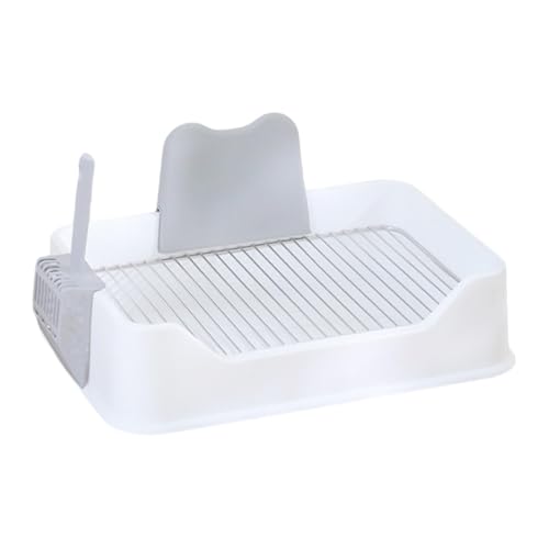 perfk Haustier-Hundetoilette, Welpen-PIPI-Pad-Halter, Indoor-Katzen, spritzwassergeschützt, wiederverwendbar mit, Haustier-PIPI-Toilette, Weiß perfk Haustier-Hundetoilette, Welpen-PIPI-Pad-Halter, Indoor-Katzen, spritzwassergeschützt, wiederverwendbar mit, Haustier-PIPI-Toilette, Weiß von perfk