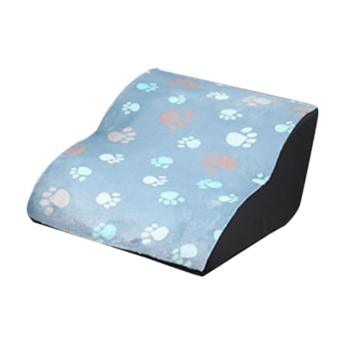 perfk Haustier-Hundetreppe, 2-stufig, tragbar, für kleine Hunde und Katzen, rutschfeste Katzentreppe, Leiter, Schwammstufe, kleine Hunde, für hohe Betten, Grau Blau perfk Haustier-Hundetreppe, 2-stufig, tragbar, für kleine Hunde und Katzen, rutschfeste Katzentreppe, Leiter, Schwammstufe, kleine Hunde, für hohe Betten, Grau Blau von perfk