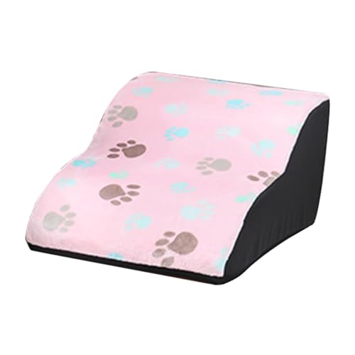 perfk Haustier-Hundetreppe, 2-stufig, tragbar, für kleine Hunde und Katzen, rutschfeste Katzentreppe, Leiter, Schwammstufe, kleine Hunde, für hohe Betten, Rosa perfk Haustier-Hundetreppe, 2-stufig, tragbar, für kleine Hunde und Katzen, rutschfeste Katzentreppe, Leiter, Schwammstufe, kleine Hunde, für hohe Betten, Rosa von perfk