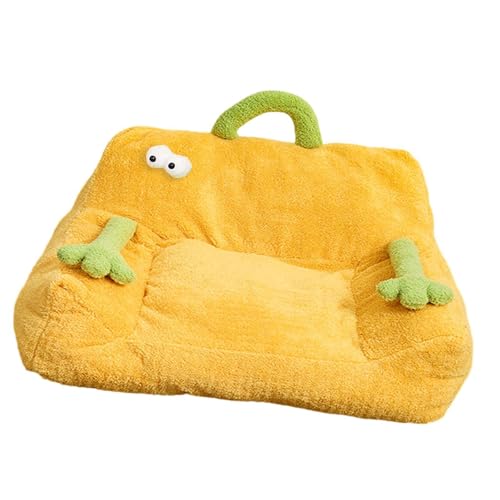 perfk Haustier-Katzen-Hundebett, Haustier-Schlafbett, Haustiernest, bequem, waschbar, Haustierbett, Sofa, Liege für kleine, mittelgroße Hunde, kleine, Gelb, M perfk Haustier-Katzen-Hundebett, Haustier-Schlafbett, Haustiernest, bequem, waschbar, Haustierbett, Sofa, Liege für kleine, mittelgroße Hunde, kleine, Gelb, M von perfk