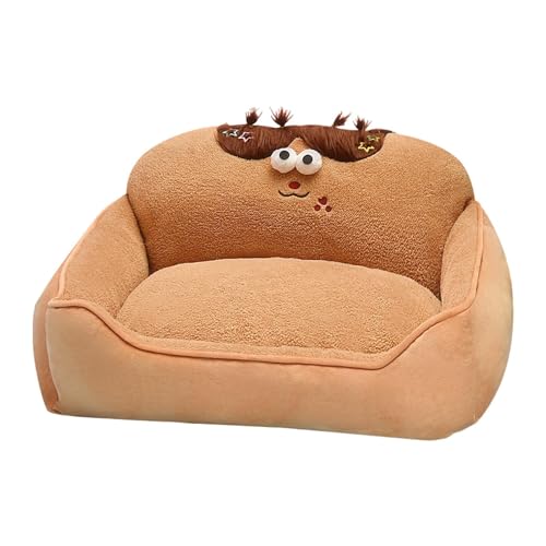 perfk Haustier-Katzen-Hundebett, Haustier-Schlafmatte, Welpennest, Bequeme Katzenbetten für Hauskatzen, Hundesofa, Bettcouch für kleine Hunde, Katzen, L perfk Haustier-Katzen-Hundebett, Haustier-Schlafmatte, Welpennest, Bequeme Katzenbetten für Hauskatzen, Hundesofa, Bettcouch für kleine Hunde, Katzen, L von perfk