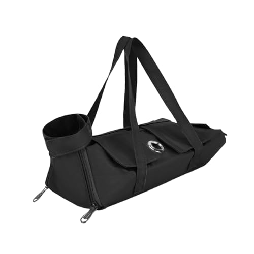 perfk Haustier-Katzen-Tasche, Katzen-Rückhaltetasche, atmungsaktiv, verstellbare Katzentragetasche, Katzen-Reisetasche zum Verabreichen von Augentropfen, 34x18x14cm von perfk