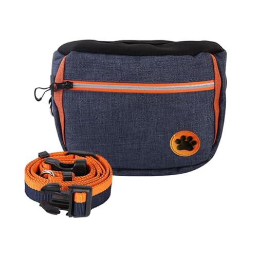 perfk Haustier-Snack-Tasche, Welpen-Leckerli-Snack-Tasche, waschbar, Hunde-Leckerli-Trage-Halter, Hunde-Trainingstasche für Wandern, Spazierengehen, Joggen, von perfk