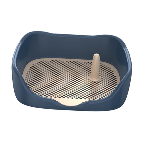 perfk Haustier WC, Tragbare Trainingsunterlagen Halter für Hunde, Indoor Toilette, Blau Mittel perfk Haustier WC, Tragbare Trainingsunterlagen Halter für Hunde, Indoor Toilette, Blau Mittel von perfk