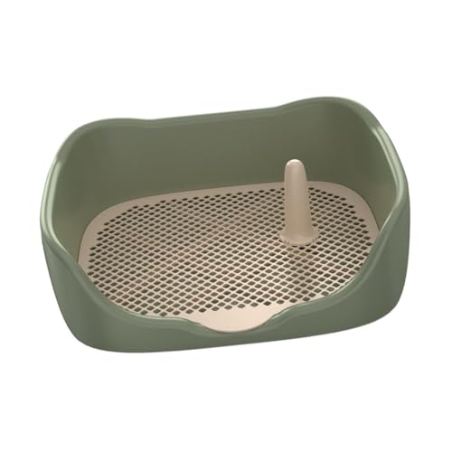 perfk Haustier WC, Tragbare Trainingsunterlagen Halter für Hunde, Indoor Toilette, grün mittel perfk Haustier WC, Tragbare Trainingsunterlagen Halter für Hunde, Indoor Toilette, grün mittel von perfk