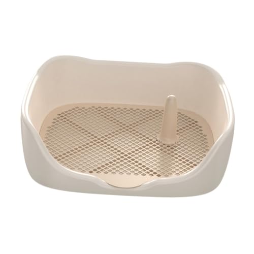 perfk Haustier WC, Tragbare Trainingsunterlagen Halter für Hunde, Indoor Toilette, weißes Medium perfk Haustier WC, Tragbare Trainingsunterlagen Halter für Hunde, Indoor Toilette, weißes Medium von perfk