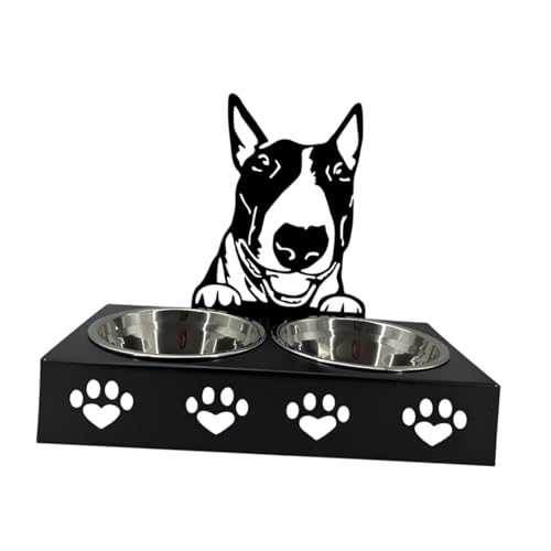 perfk Haustierhundschale, erhöhte Welpenfutterautomaten, Welpenwasserständer, Hundeschale erhöhte Katzenschüssel Doppelkatze Schüssel für Welpenkätzchen, E perfk Haustierhundschale, erhöhte Welpenfutterautomaten, Welpenwasserständer, Hundeschale erhöhte Katzenschüssel Doppelkatze Schüssel für Welpenkätzchen, E von perfk