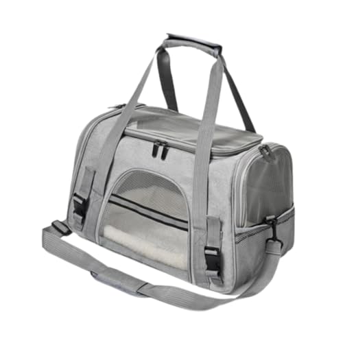 perfk Haustierträger für Katzen Kleiner Hundeträger mit Matte Outdoor große Kapazität Weiche Handheld Haustasche Reise Katzenbeutel für Kätzchen Katzen von perfk