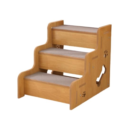 perfk Haustiertreppe, Hundetreppe, tragbar, für Katzen, Hunde, leicht, stabil, Welpen-Essentials, Hundestufen, Hunde- und Katzenleiter für Bett, Couch, 3 Schritte perfk Haustiertreppe, Hundetreppe, tragbar, für Katzen, Hunde, leicht, stabil, Welpen-Essentials, Hundestufen, Hunde- und Katzenleiter für Bett, Couch, 3 Schritte von perfk