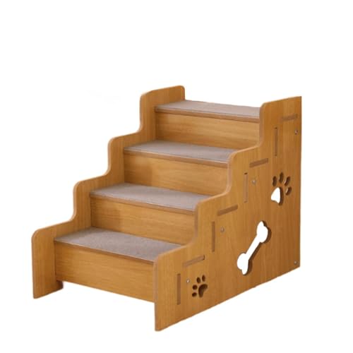 perfk Haustiertreppe, Hundetreppe, tragbar, für Katzen, Hunde, leicht, stabil, Welpen-Essentials, Hundestufen, Hunde- und Katzenleiter für Bett, Couch, 4 Schritte perfk Haustiertreppe, Hundetreppe, tragbar, für Katzen, Hunde, leicht, stabil, Welpen-Essentials, Hundestufen, Hunde- und Katzenleiter für Bett, Couch, 4 Schritte von perfk