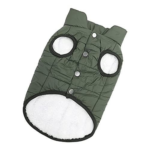 perfk Haustierweste, Hundejacke, warme Hundekleidung, einfach an- und auszuziehen, verdicken Kleidung, Bekleidung, Mantel, weiche Hundemäntel, für kleine, GRÜN perfk Haustierweste, Hundejacke, warme Hundekleidung, einfach an- und auszuziehen, verdicken Kleidung, Bekleidung, Mantel, weiche Hundemäntel, für kleine, GRÜN von perfk