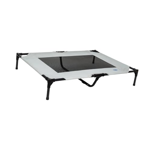 perfk Hochgelegtes Hundebett, Tierbedarf, Luftzirkulation, Innenbereich, Sommerbett für Katzen, Pflegeleicht, für Kleine Haustiere, L 106cmx75cmx18cm von perfk