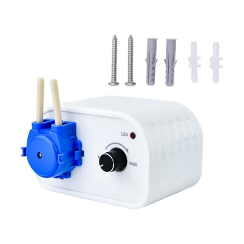 perfk Hochwertige kleine Schlauchpumpe, Dosierpumpe für Flüssigkeiten, zuverlässig, vielseitig, geringer Durchfluss, 19–65 ml/min, einstellbare perfk Hochwertige kleine Schlauchpumpe, Dosierpumpe für Flüssigkeiten, zuverlässig, vielseitig, geringer Durchfluss, 19–65 ml/min, einstellbare von perfk