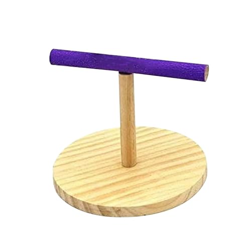 perfk Holz-Papageien-Sitzstangen-Spielzeug, Vogel-Trainings-Sitzstangenständer, Papageien-Sitzstangenständer, Tisch-Vogelstange für Nymphensittiche, kleine perfk Holz-Papageien-Sitzstangen-Spielzeug, Vogel-Trainings-Sitzstangenständer, Papageien-Sitzstangenständer, Tisch-Vogelstange für Nymphensittiche, kleine von perfk